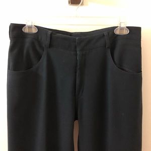 Parallel Straight Leg Slacks With Front Pocket